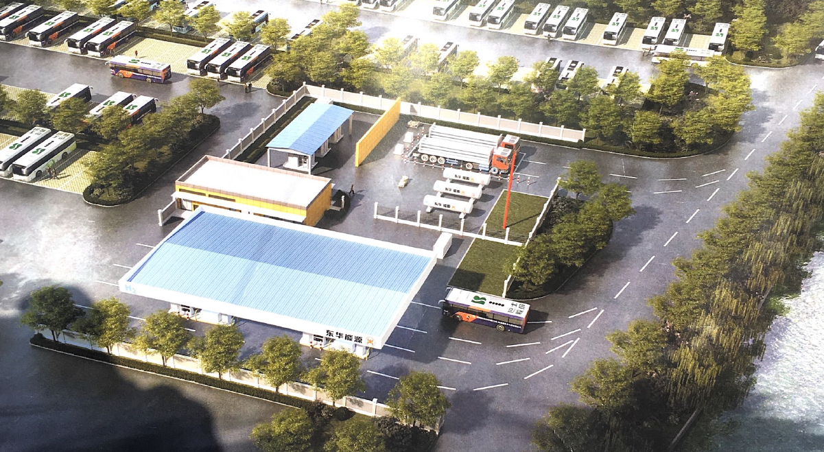 江苏东华港城氢能源科技有限公司 加氢站施工项